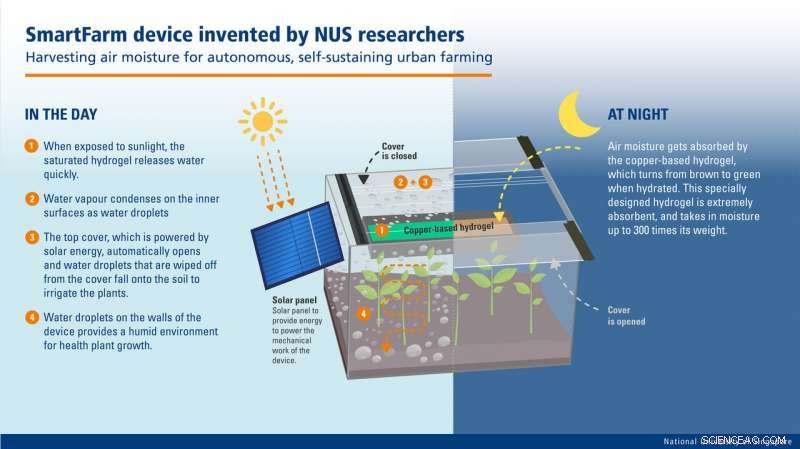 SmartFarm Device Turns Air Moisture into Autonomous, Self‑Sustaining Urban Farming