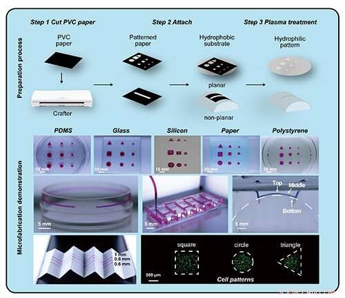Efficient Microfabrication Technique for Non‑Planar Substrates