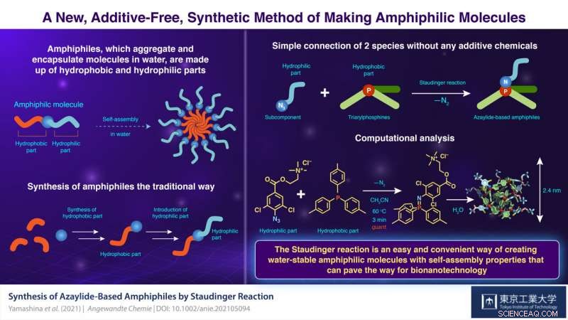 Additive-Free Synthesis of Amphiphilic Molecules: A Novel, Efficient Method