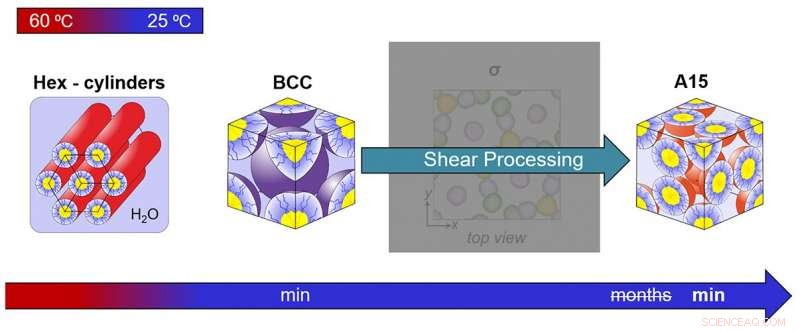 Accelerated Processing of Diblock Polymer Materials: A New, Faster Method