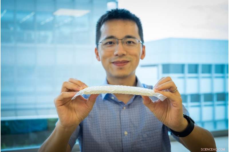 NTU Scientists Develop Chain Mail Fabric That Stiffens on Demand