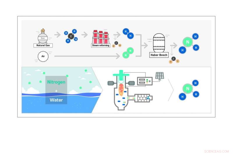 Revolutionizing Carbon Neutrality: Producing Ammonia from Water Using 100% Renewable Energy