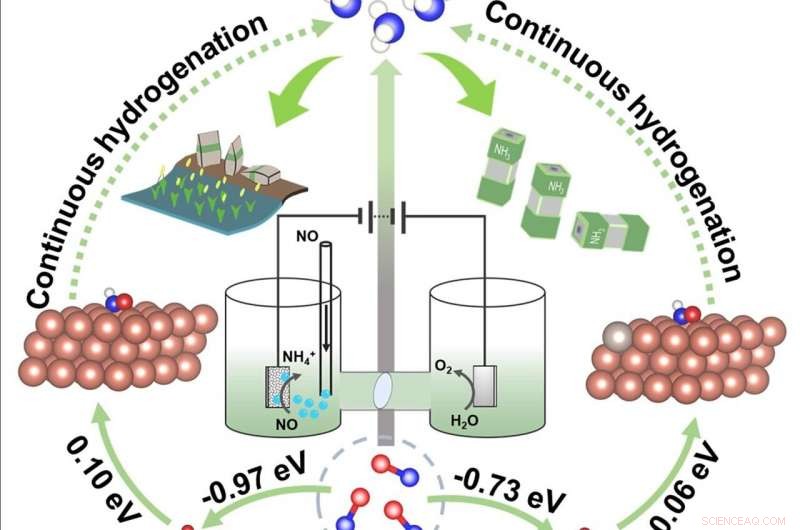 Enhancing Ammonia Production from Nitric Oxide Electroreduction on Electron‑Rich Copper via Ruthenium Doping