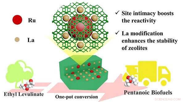 Zeolite-Tailored Catalysts Deliver High-Yield Pentanoic Biofuels