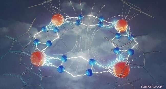 Robust Single-Molecule Magnets: Tetranuclear Rare-Earth Complexes with Giant Spin for Data Storage