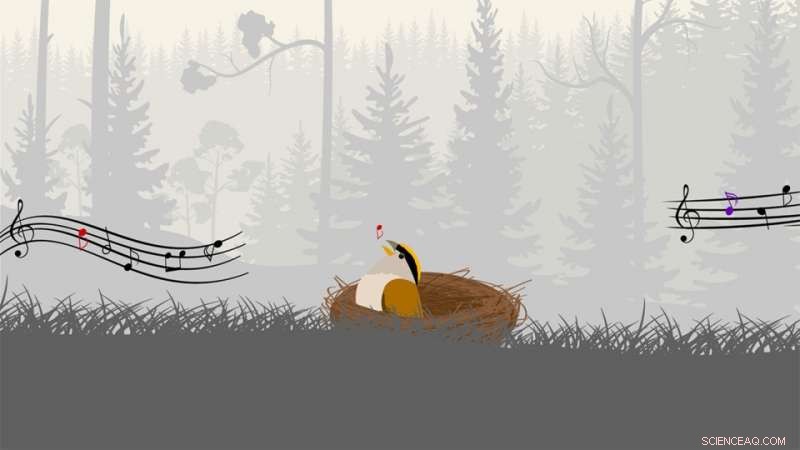 Golden-Crowned Sparrow Chicks Identify Songs from a Single Note