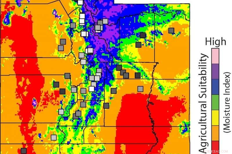 How Agricultural Productivity Sparked Euro-American Settlement in Utah