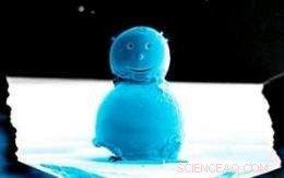 Scientists Build the World’s Smallest Snowman – 0.01 mm Marvel