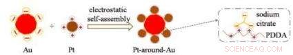 Gold-Platinum Nanoparticle Assembly Enhances Fuel Cell Performance