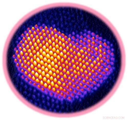 New World Record: Smallest Atomic-Valentine Structure Created