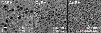 Researchers Uncover Key Role of Surface Molecules in Gold Nanoparticle Size
