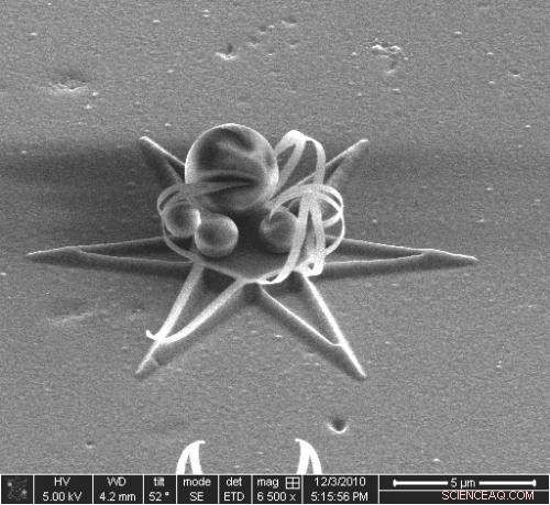 Nanoscale Production of Complex 3D Metal Structures Now Achievable