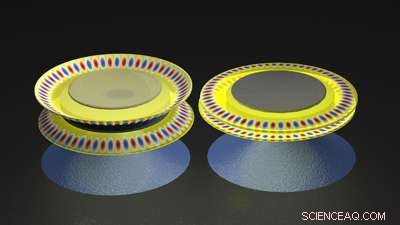 Light-Driven Synchronization of Nano-Scale Oscillators