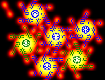 C60 and Pentacene Self‑Assemble into Chiral Pinwheel Structures: Insights into Electron Transfer