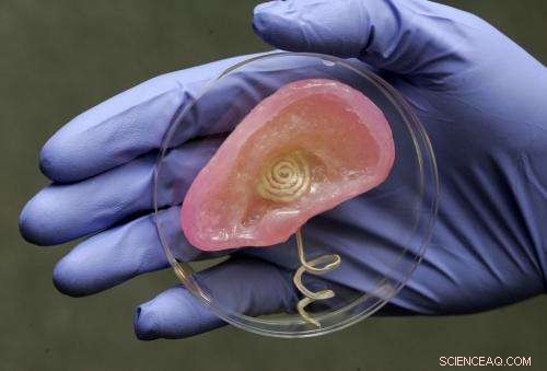 Princeton Engineers Develop 3‑D Printed Bionic Ear Combining Electronics with Biological Tissue