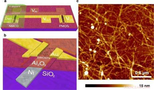 Subnanowatt Carbon Nanotube CMOS Inverter Demonstrates Ultra‑Low Power