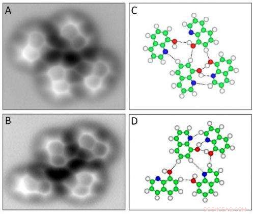 Scientists Capture First Visual of a Weak Hydrogen Bond with Atomic Force Microscopy