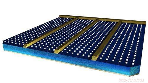 Lego-Style Studs Boost Solar Panel Efficiency by 25%