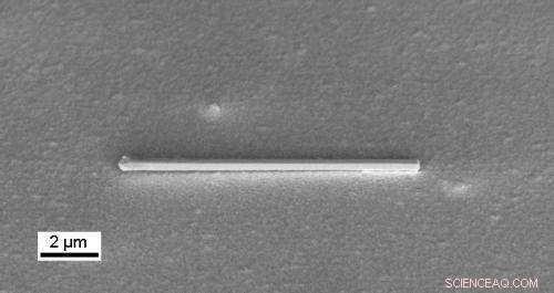 Semiconductor Nanowires Generate Laser Light at Practical Wavelengths