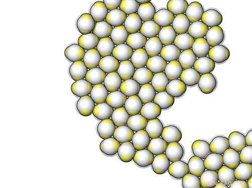 Self-Assembling Nanoparticles: Crystal-like Patterns Formed by Surface Charges