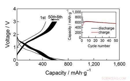 Nanometric Amorphous Iron Oxide from Leptothrix ochracea: A High-Performance Anode for Lithium‑Ion Batteries