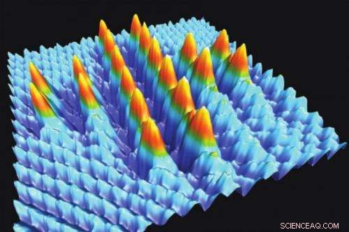 20-Atom Swiss Cross Achieved on Sodium Chloride Surface at Room Temperature