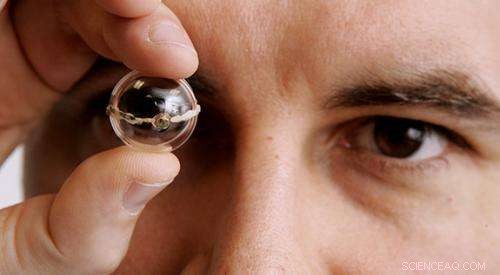 Revolutionary 3‑D Printed Contact Lens Integrates Electronics into Plastic