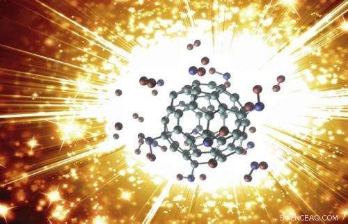 Buckybomb Reveals Potent Energy Release from Nanoscale Explosives