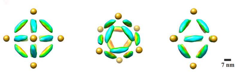 DNA Double Helices Double Duty in Nanoparticle Array Assembly