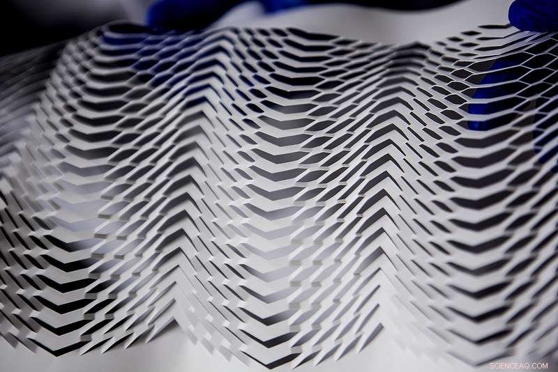 Kirigami Design Paves Way for Flexible, Stretchable Plasma Screens