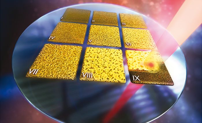 LLNL Scientists Create Nanoporous Gold Library on a Single Chip for High-Capacity Tech
