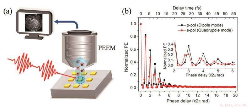 First Observation of Two Distinct Electron Collective Oscillations on Gold Nanoparticles