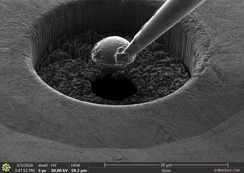 Nano Scalpel Enables Precise Sample Structuring at Nanometre Scale