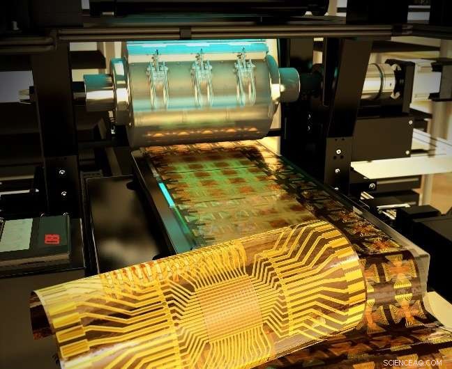 Innovative Roll-Process for Seamless Transfer & Packaging of Flexible LSI