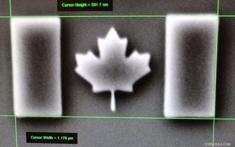 Nano-Scale Canadian Flag Sets World Record Ahead of Canada s 150th Birthday