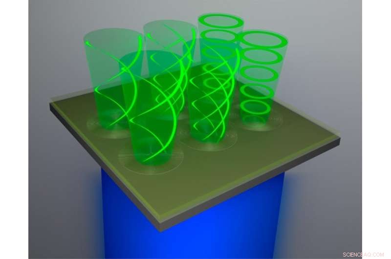 Organic Vortex Lasers: Paving the Way for Advanced 3‑D Display Technology