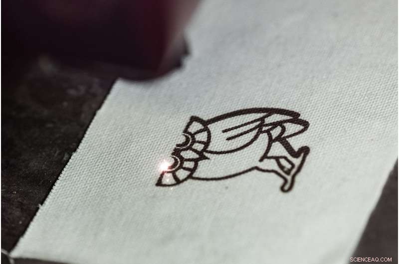 Scientists Apply Laser‑Generated Graphene Patterns to Food, Paper, Cloth & Cardboard