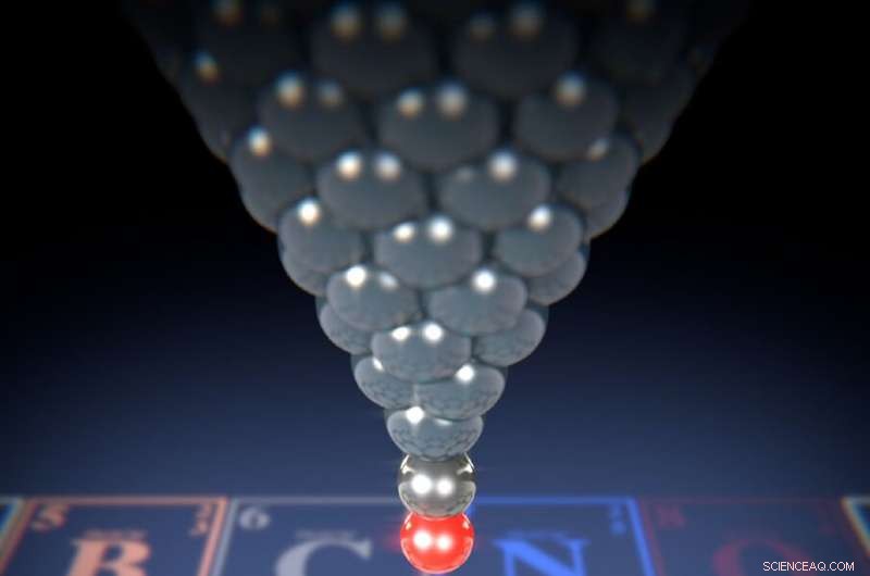Detecting Individual Impurity Atoms in Graphene with Atomic-Scale Precision