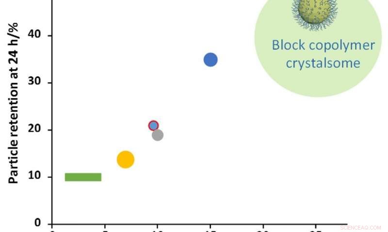 Crystalsome Nanoparticles Demonstrate Extended Circulation Time in Bloodstream