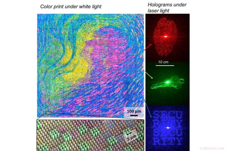 Advanced Holographic Color Printing: Revolutionizing Optical Security