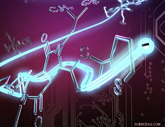 New Organic Transistor Operates Efficiently at Low and High Currents