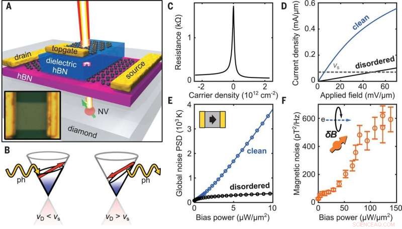 Electron‑Phonon Instabilities in Graphene Revealed by Noise Analysis