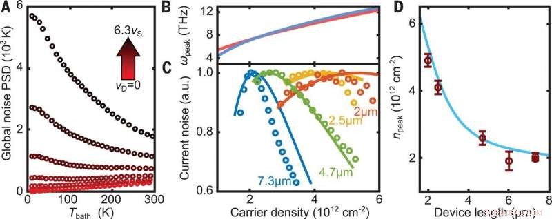 Electron‑Phonon Instabilities in Graphene Revealed by Noise Analysis