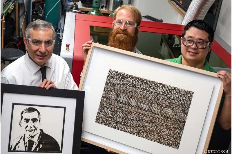 Graphene Art: No Ink Needed in Joseph Cohen’s ‘Where Do I Stand?’, Created at Rice University