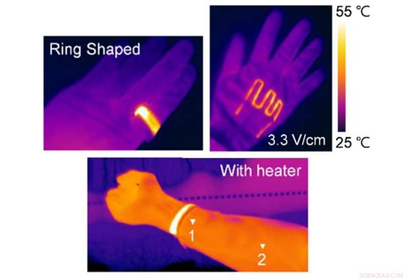 Integrating Heated Crystal Flakes into Garments for Advanced Thermotherapy