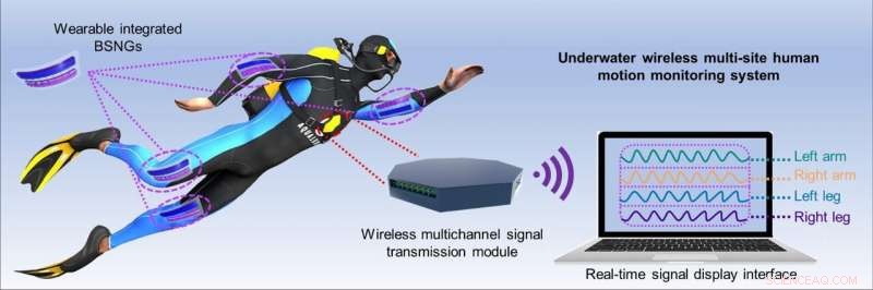 Bionic Stretchable Nanogenerator Inspired by Electric Eels
