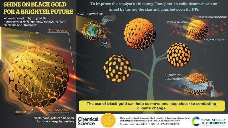 Harnessing Black Nano‑Gold for Climate Change Mitigation