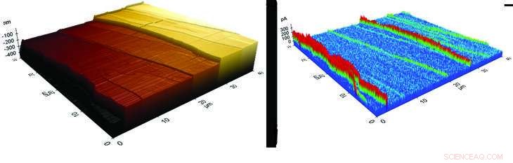 New 2‑D Perovskite Materials Exhibit Metallic Edge Conductivity While Core Remains Insulating