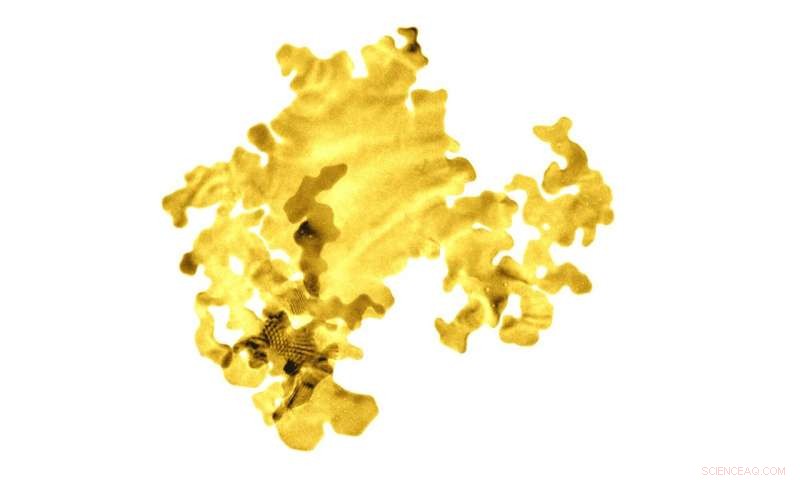 Leeds Researchers Produce World s Thinnest Gold Nanosheet