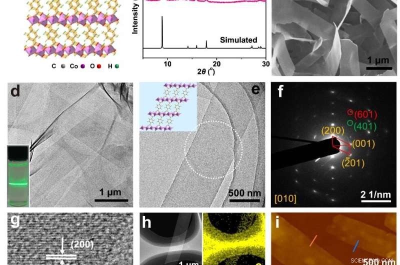 Ultrathin Metal‑Organic Framework Nanoribbons: A Novel Synthesis Approach